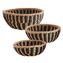 Bowl Basket Set - Black Stripe