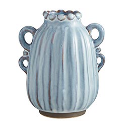 Sky Blue Amphora Vase