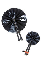 Resist Dyed African Hand Fan- Large or Dainty