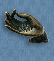 Brass Buddha-Hand Handle (Small)