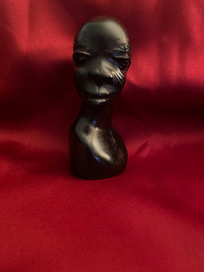 African Ebony Wood Carved Statues