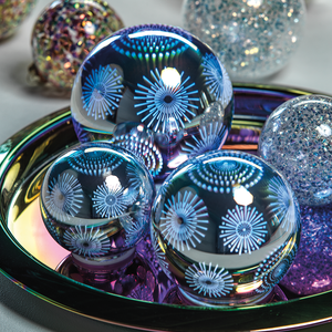 LED 3D Glass Balls