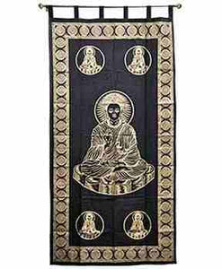 Lord Buddha Curtain (Gold) - 44"x 88"