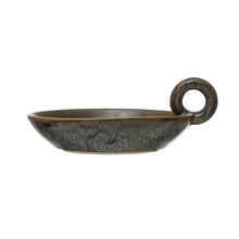 Stoneware Dish with Handle