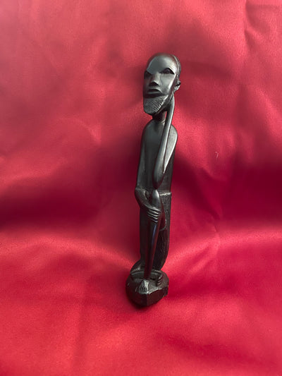 African Ebony Wood Carved Statues