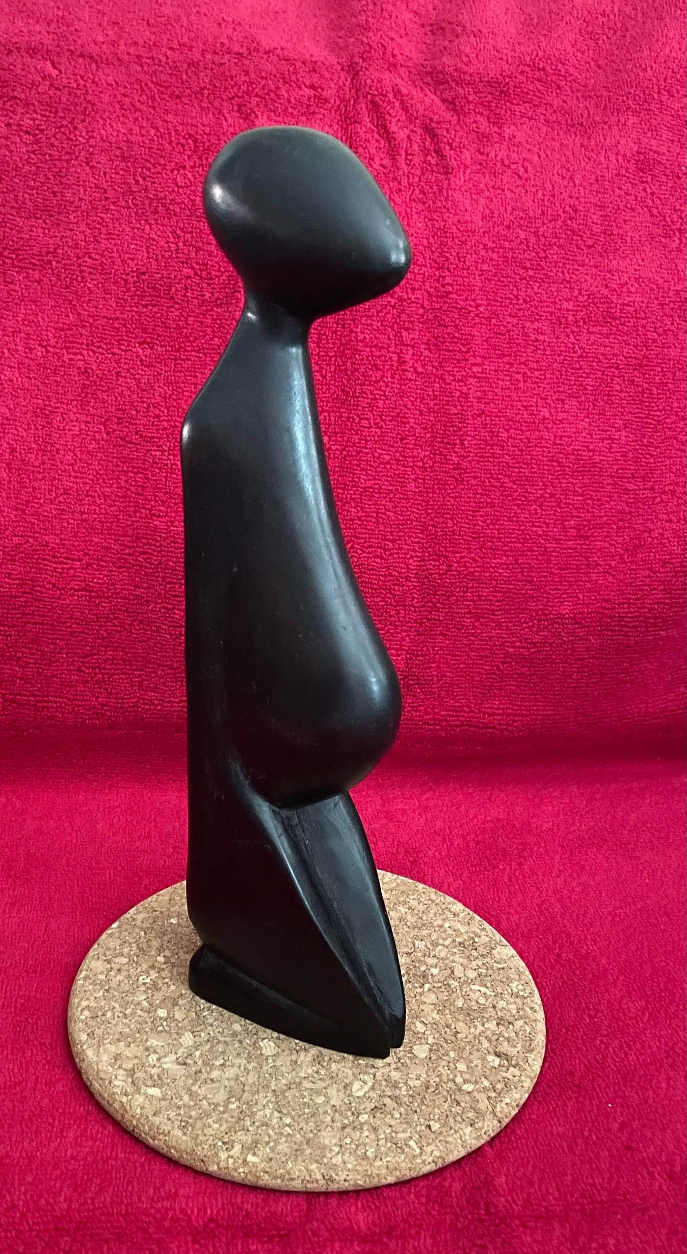 African Ebony Wood Carved Statues