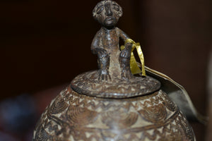 Lobi Bronze Lidded Jar