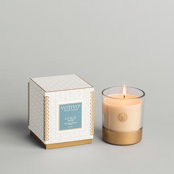 Icy Blue Pine-Votivo Holiday Votives