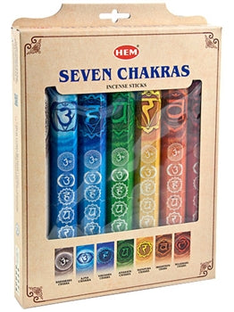 7 Chakra Gift Pack Incense - Om Imports