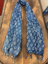 Blue Cotton Scarves