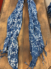 Blue Cotton Scarves