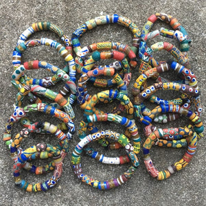 Ghanian Glass Bead Bracelet