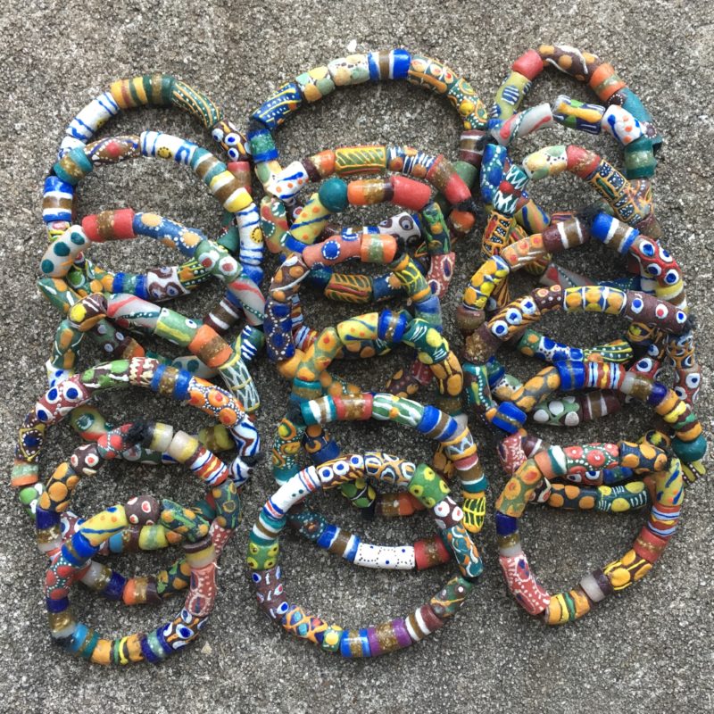 Ghanian Glass Bead Bracelet
