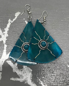 Horn Earrings by Peruvian Art