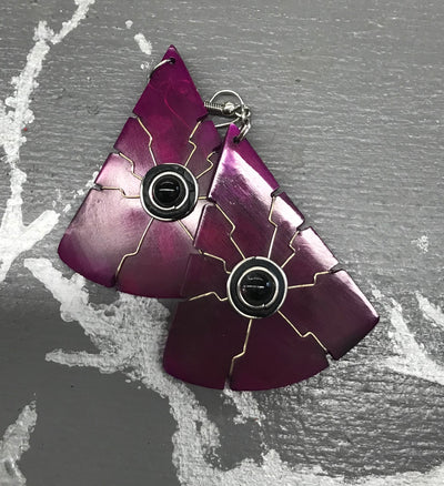 Horn Earrings by Peruvian Art