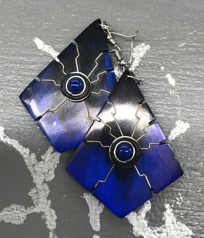Horn Earrings by Peruvian Art