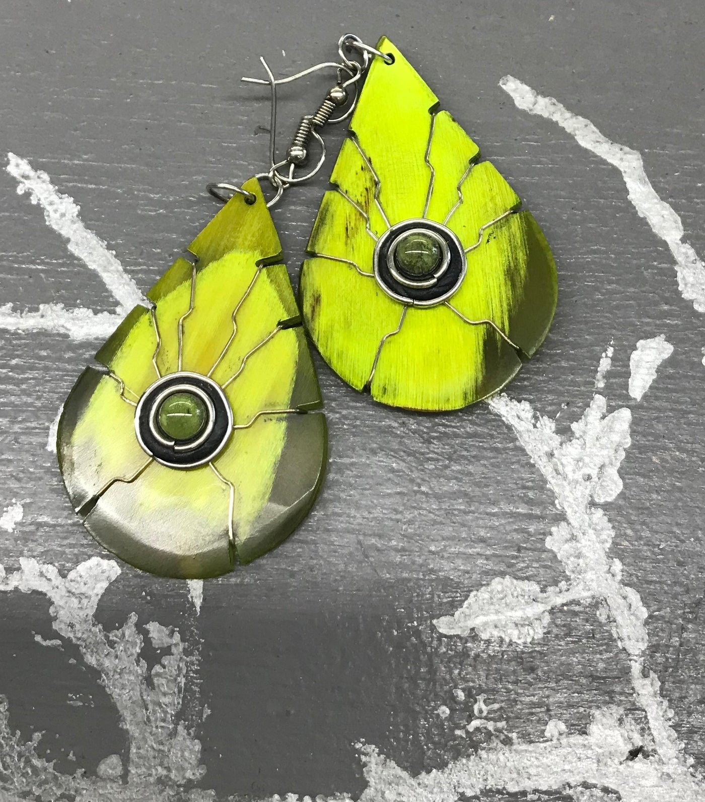Horn Earrings by Peruvian Art