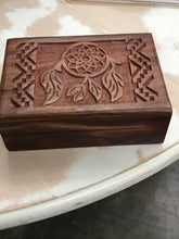 Carved Tree of Life Wooden Box