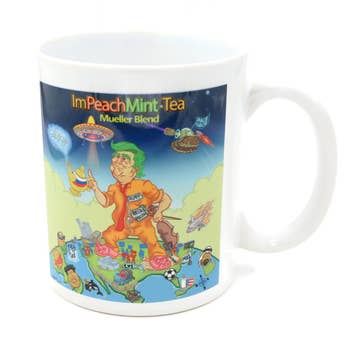 The TeaBook - 11 oz Artistic Porcelain Mugs