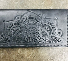 Tooled Checkbook Wallet