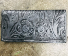 Tooled Checkbook Wallet
