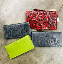 Tooled Checkbook Wallet