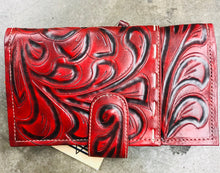 Tooled Checkbook Wallet