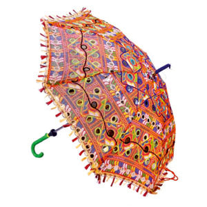Embroidered Decorative Umbrella