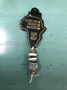 African Trade Beads Key Chains