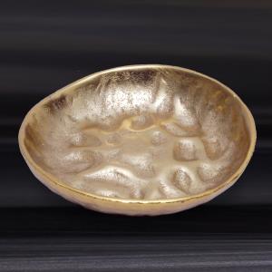 Gilded Texture Round Bowl