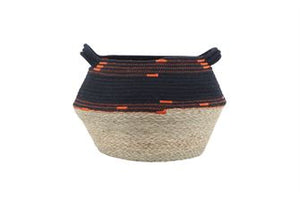HANDWOVEN NATURAL SEAGRASS BASKET