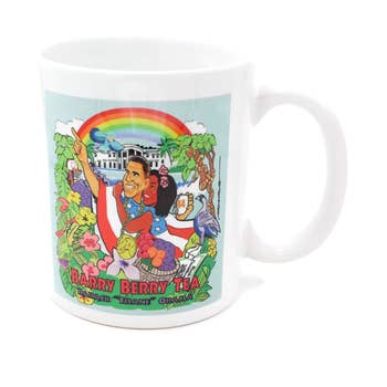 The TeaBook - 11 oz Artistic Porcelain Mugs