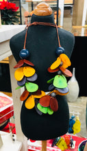 Peruvian Multicolored Tagua Nut Necklace