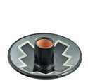 Peruvian Inca Ceramic Dish Burner - 4"D