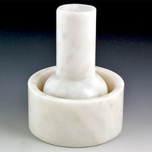 Opal White Marble Spice Grinder/Mortar & Pestle - 3"D