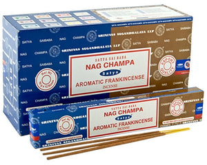 Satya Nag Champa + Aromatic Frankincense - 16 Gram Pack