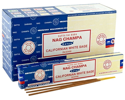 Satya Nag Champa + California White Sage
