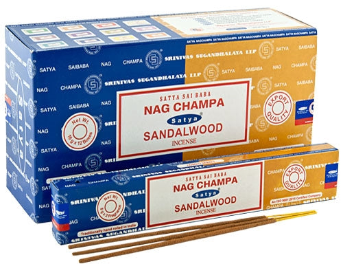 Satya Nag Champa + Sandalwood 16 Gram Pack