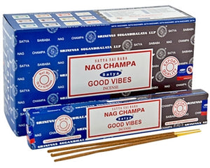 Satya Nag Champa + Good Vibes