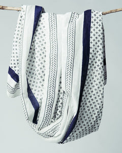 Santorini Silk Cotton Scarf