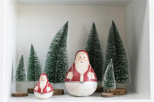 Wooden Roly Poly Santa Claus