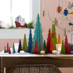 TANNENBAUM™ TREE (3 INCHES:ASSORTED MOD:SET OF 12)