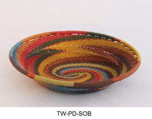 Telephone Wire Oval Bowl