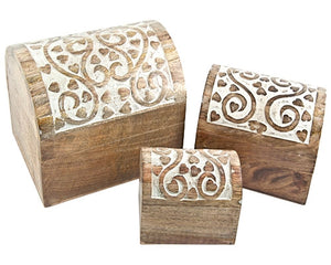 Nested Wooden Chest