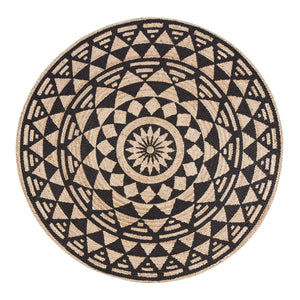 Anji Mountain - Pippin Black & Tan Jute Rug