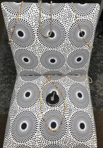 African Print Chair