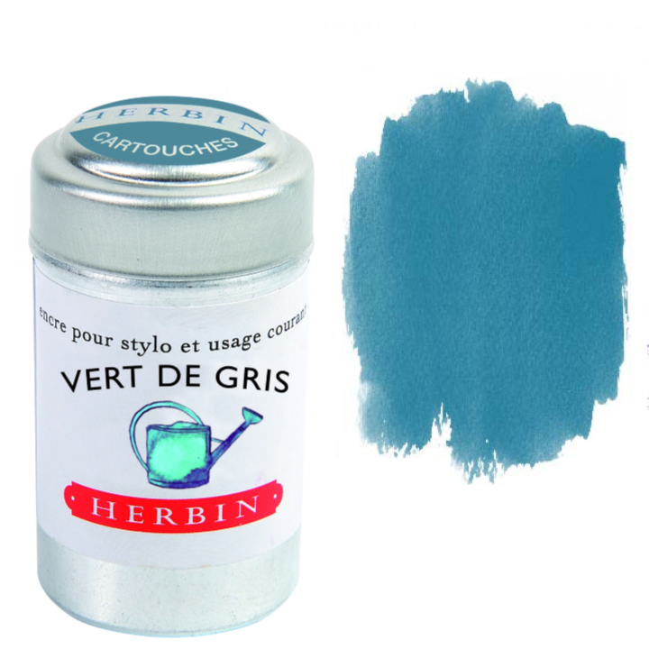 Exaclair - Herbin Fountain Pen Ink Cartridges - Tin of 6