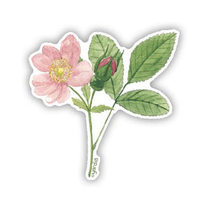 Yardia - Wild Rose Sticker - Watercolor Floral Wildflower Sticker