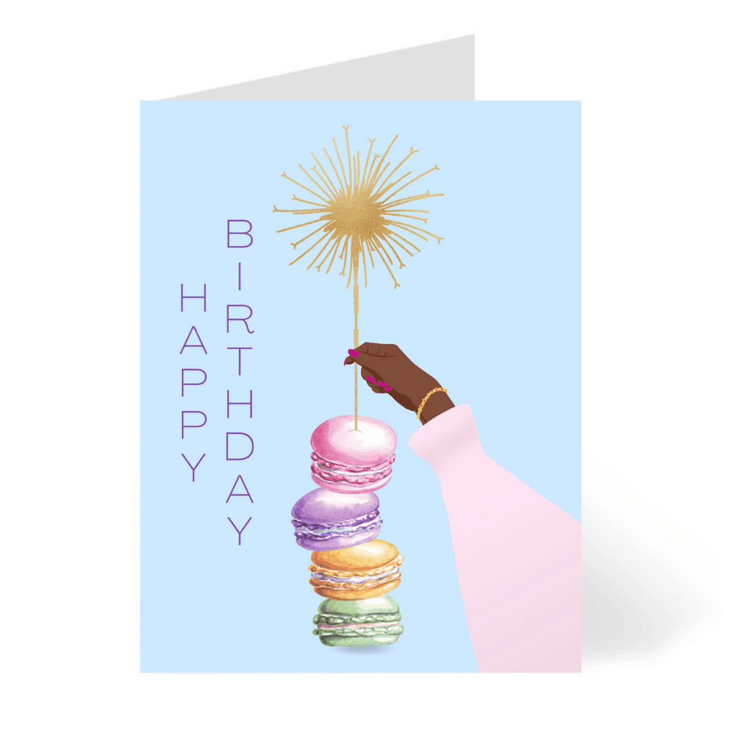 Macaroon Birthday Card