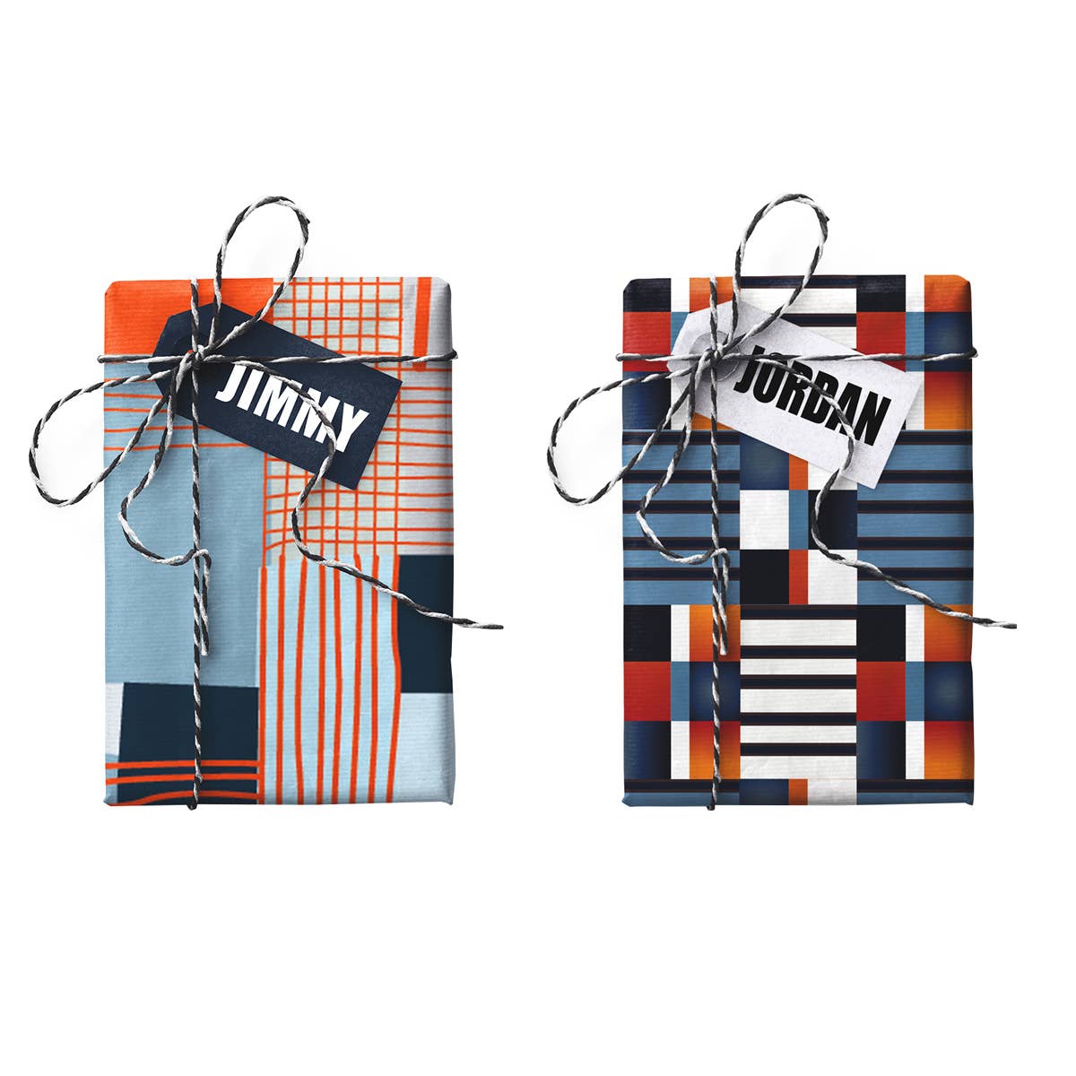 FOLKUS - Jimmy-Jordan Double Sided Stone Gift Wrapping Paper